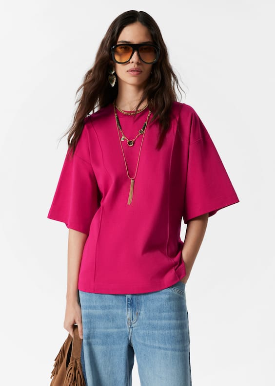 Structured T-shirt