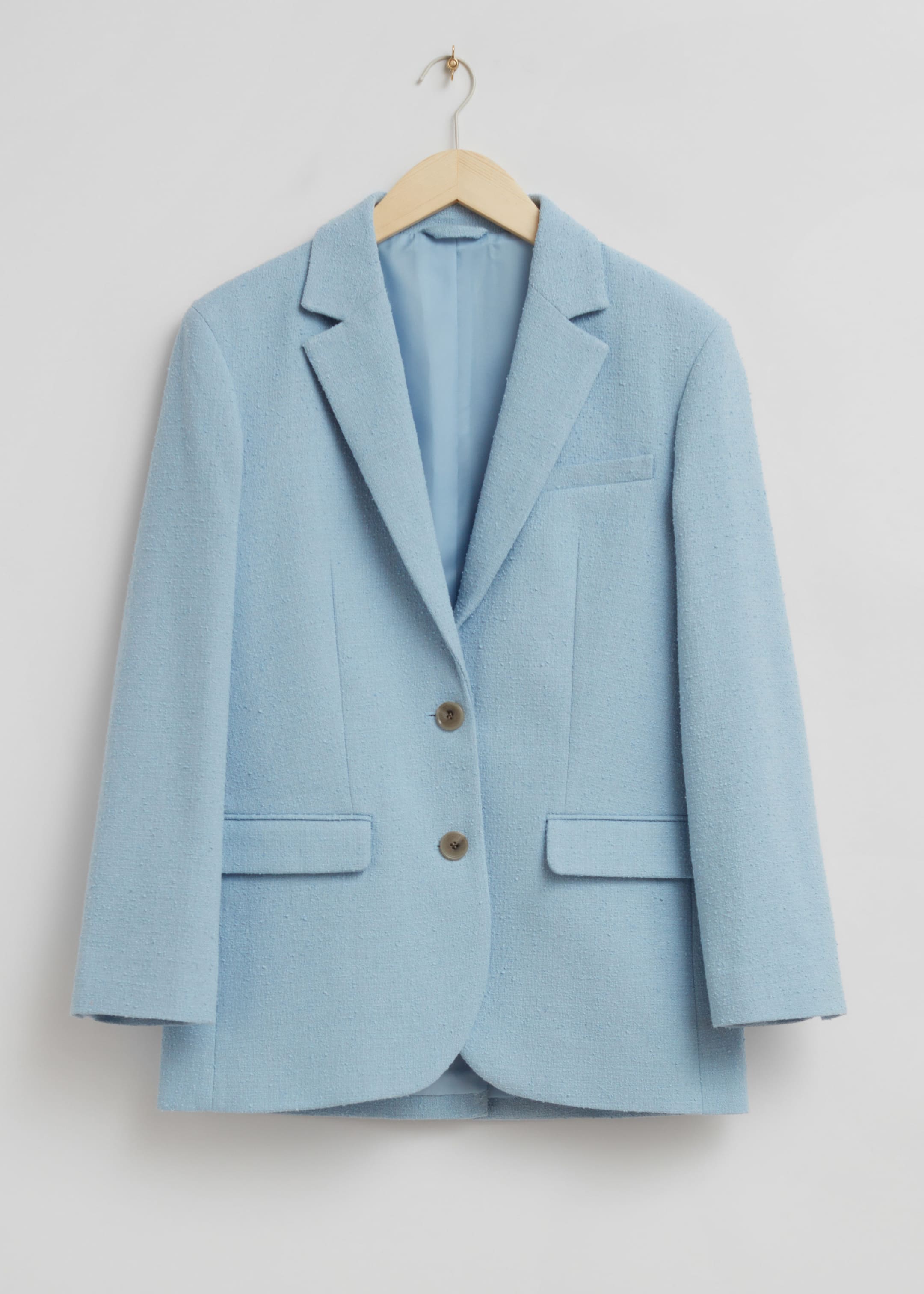 Image of Oversized Padded Shoulder Blazer