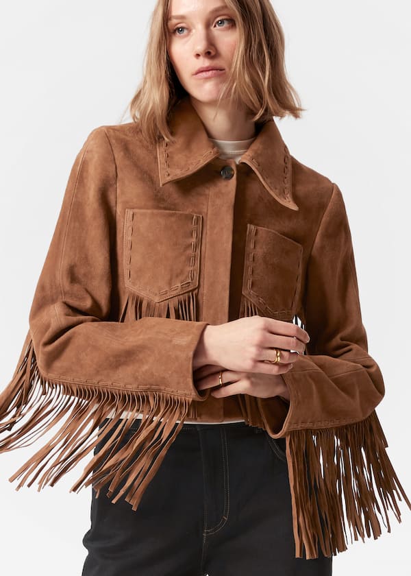 Fringe Suede Jacket