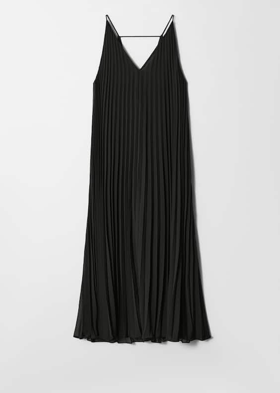 Pleated Maxi Dress