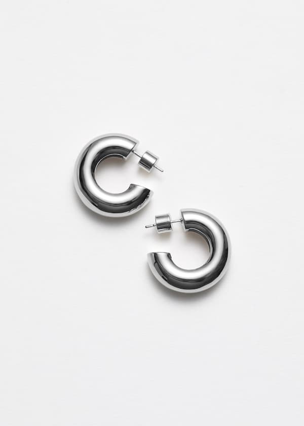 Sleek Hoop Earrings
