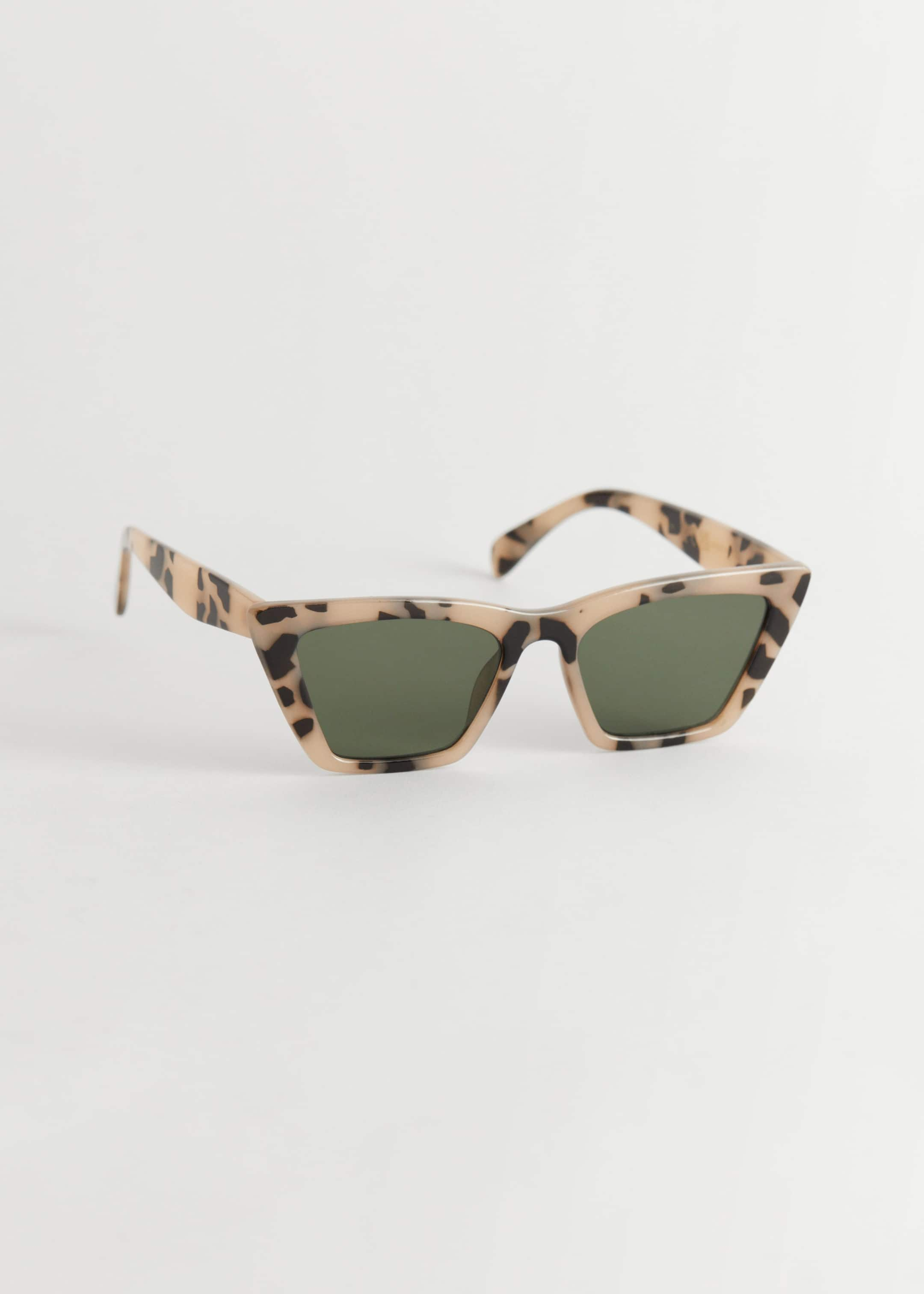 Angular Cat Eye Sunglasses