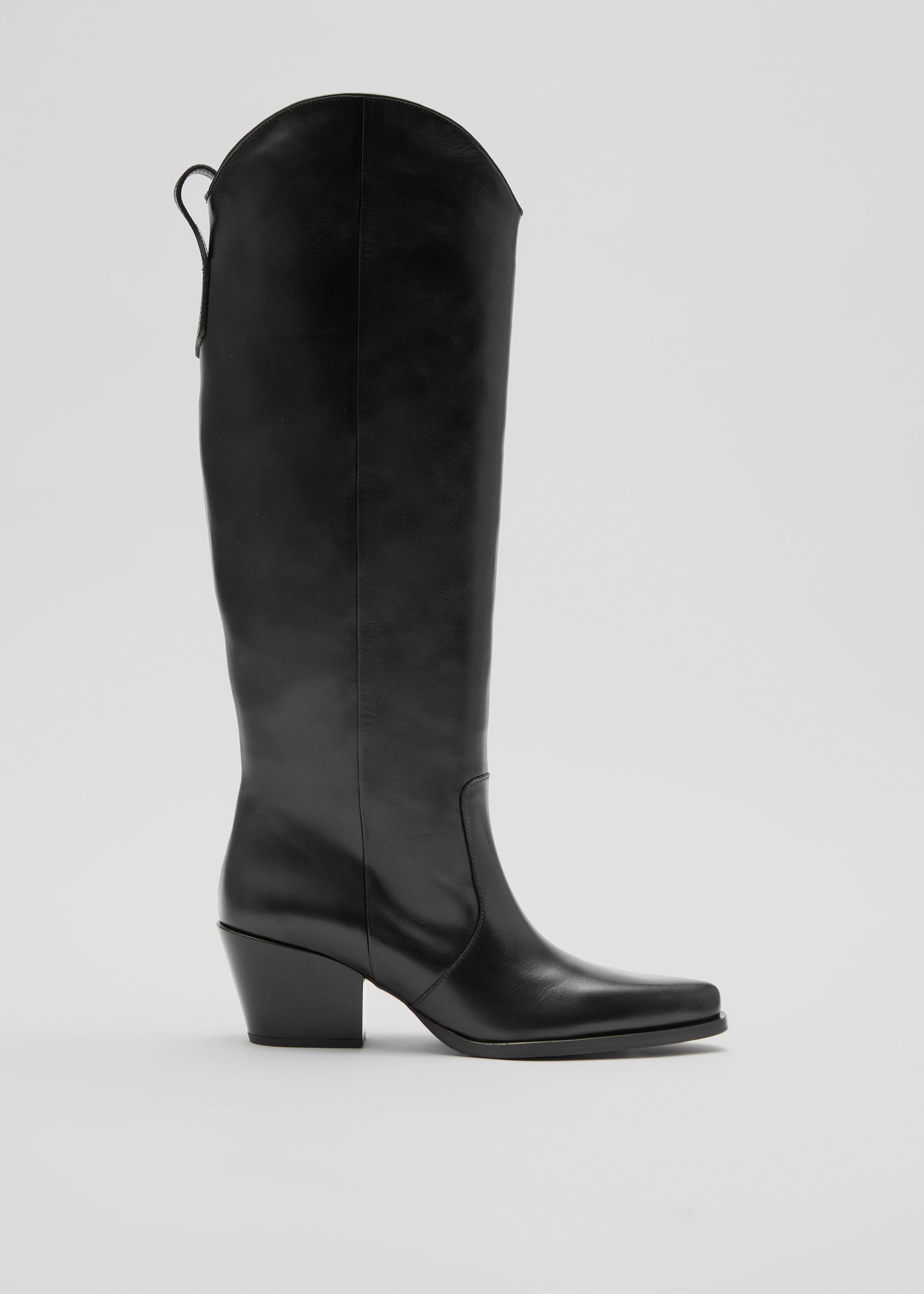 Bottes hauteur genou en cuir