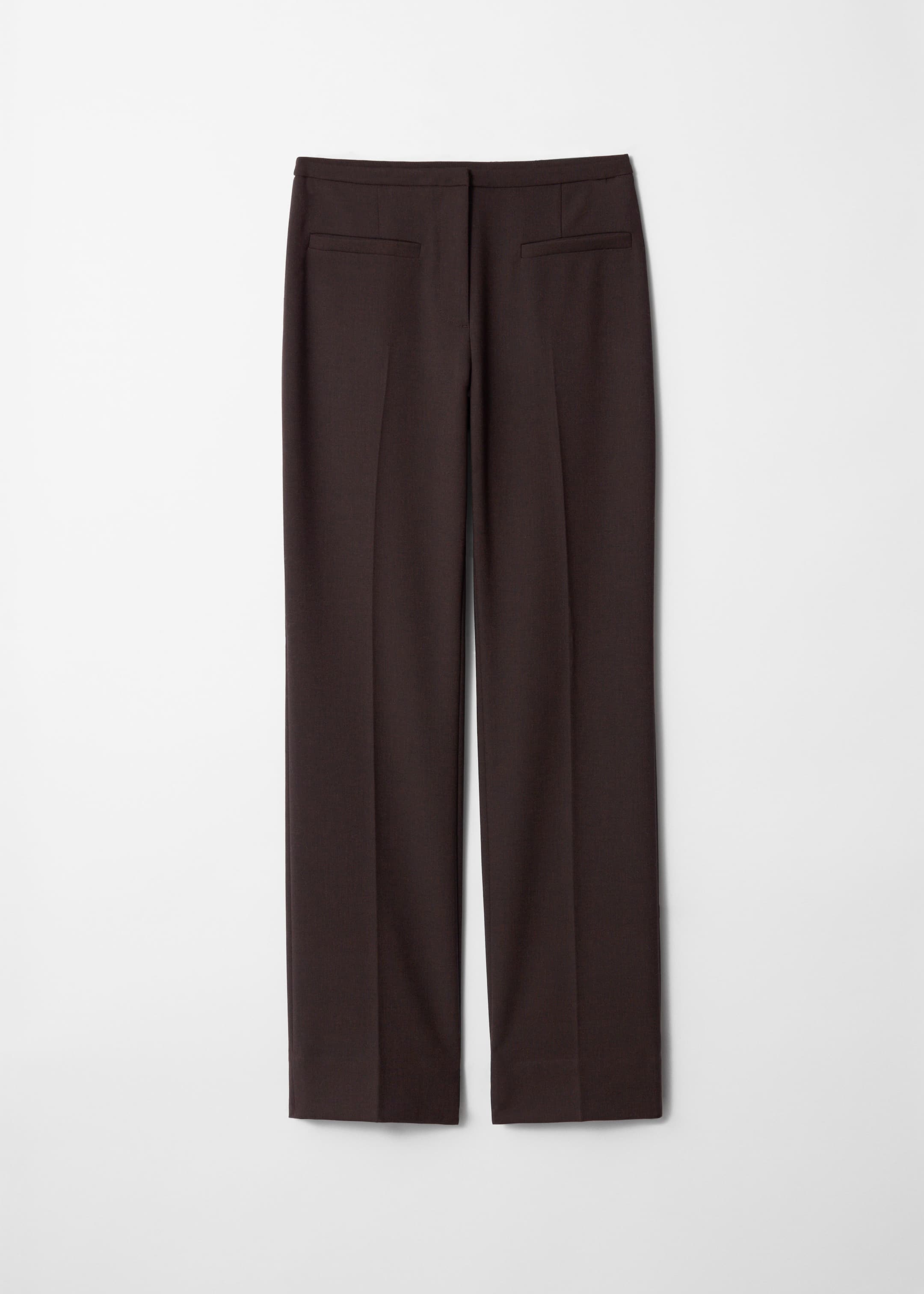 Slim Wool-Blend Trousers