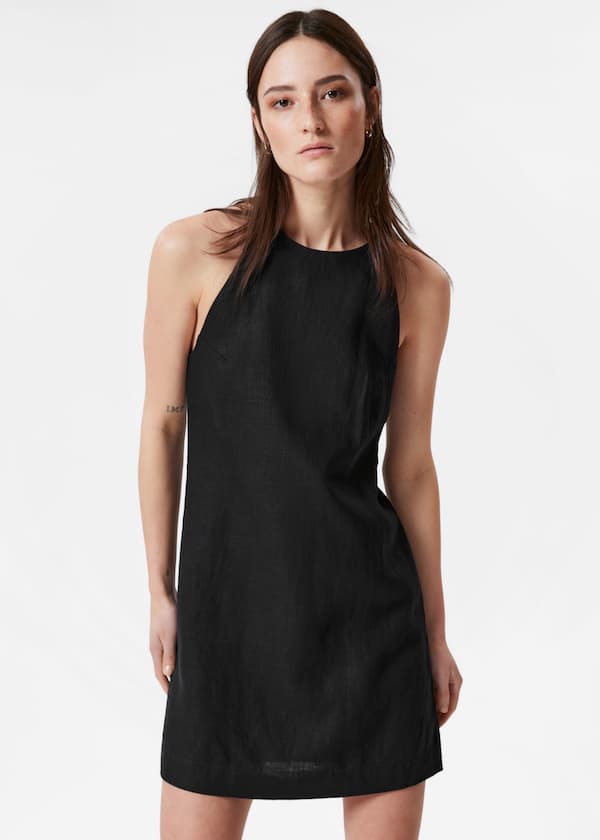 Linen A-Line Dress