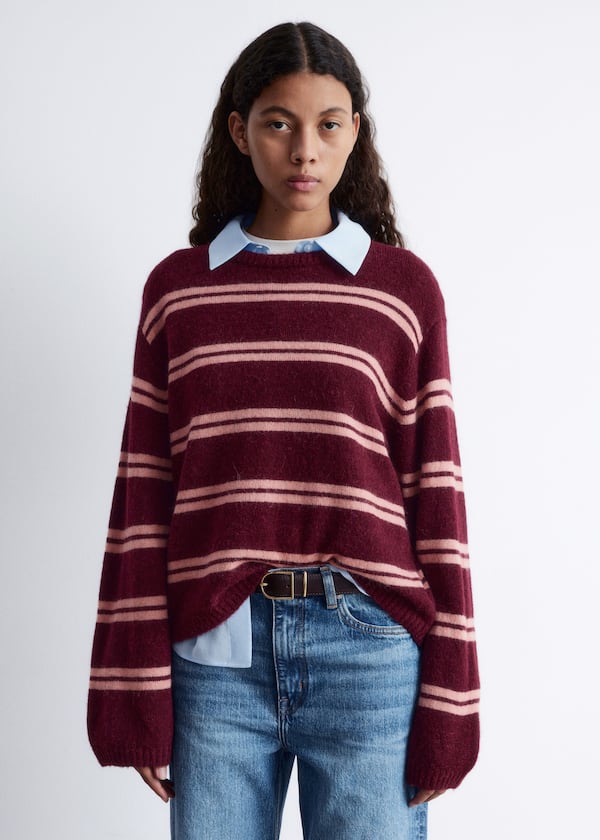 Knitted Alpaca-Blend Sweater