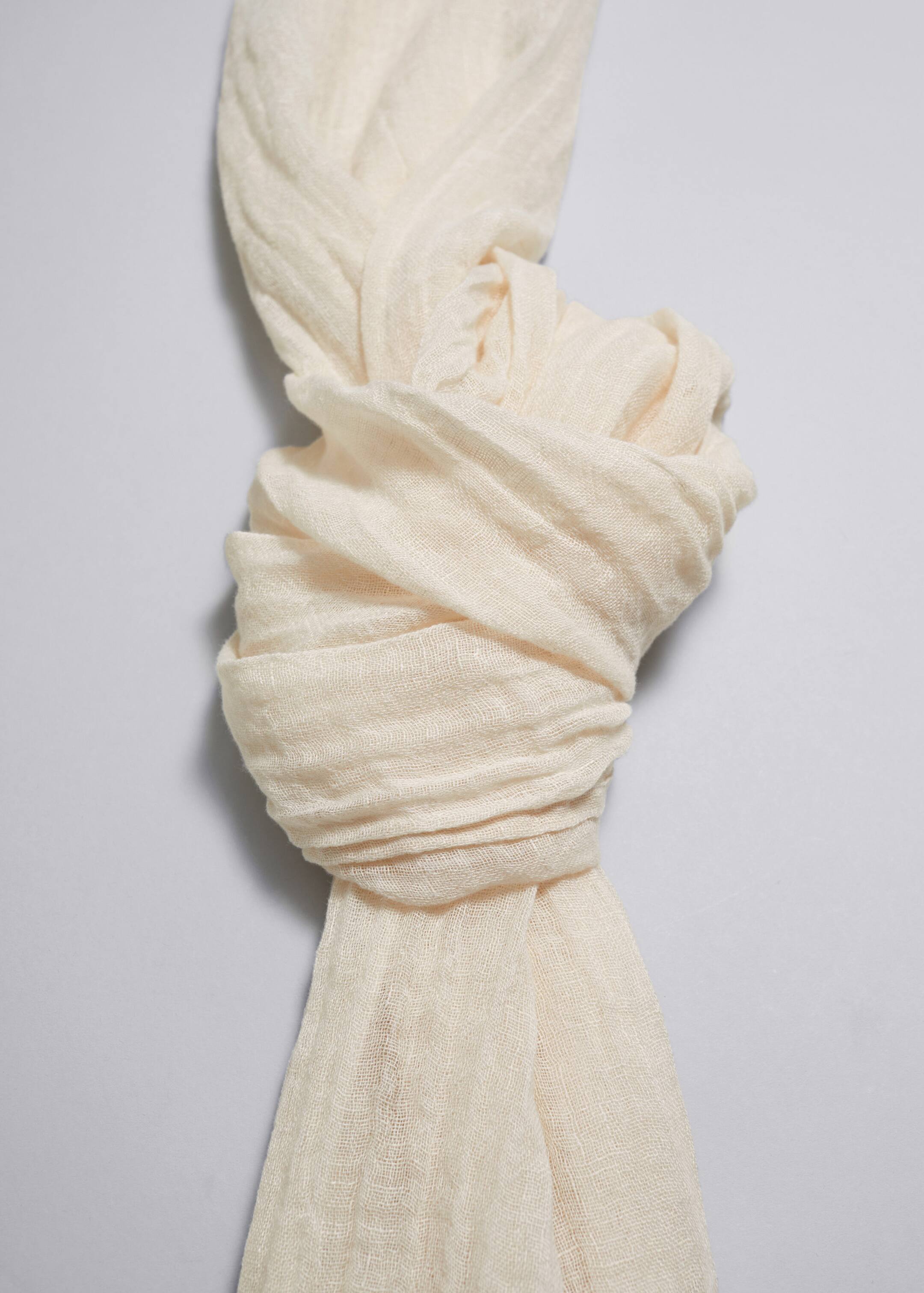 Large Linen Scarf - {{variantName}} - Descriptive Detail