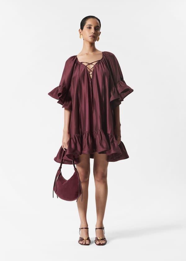 Ruffle Mini Dress