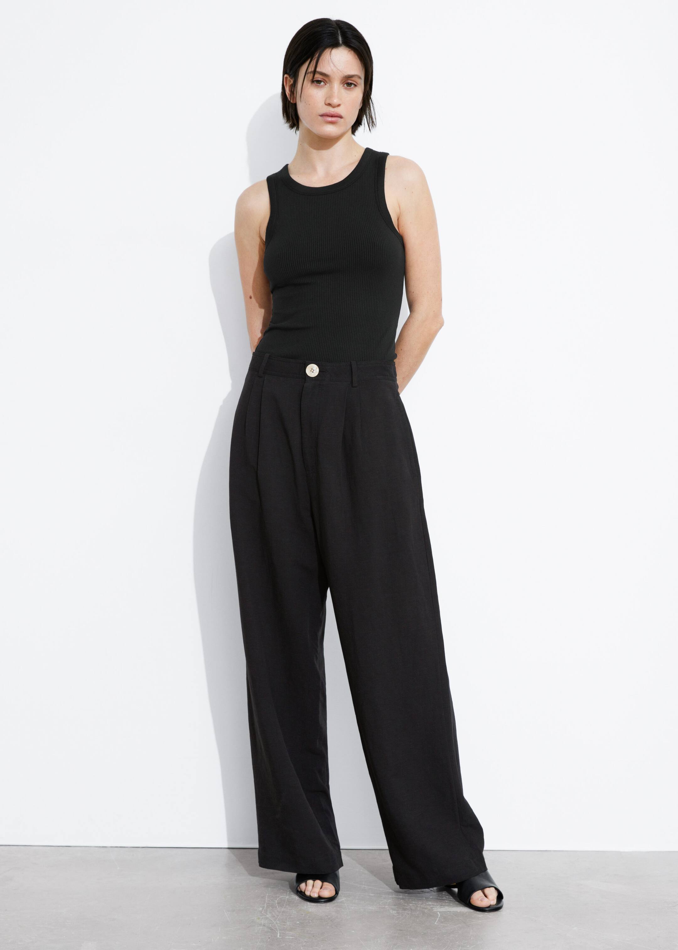 Image of Relaxed Breezy Trousers