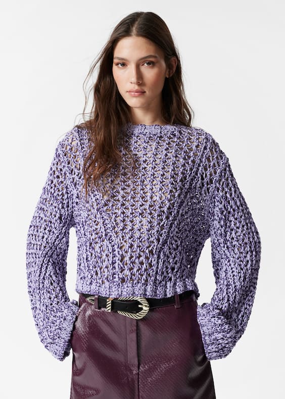 Open-Knit Sweater