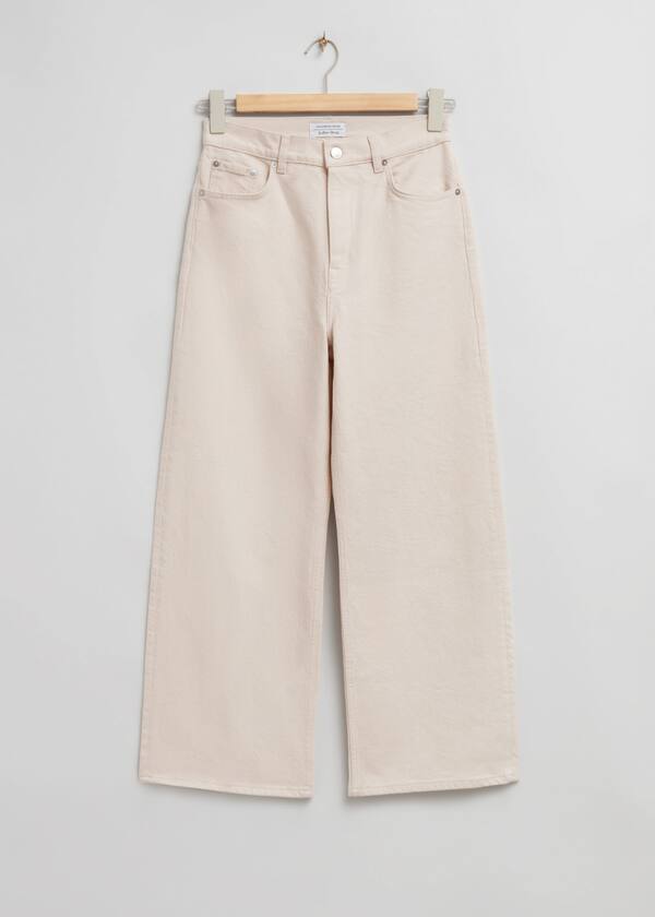 Cropped Wide-Leg Jeans