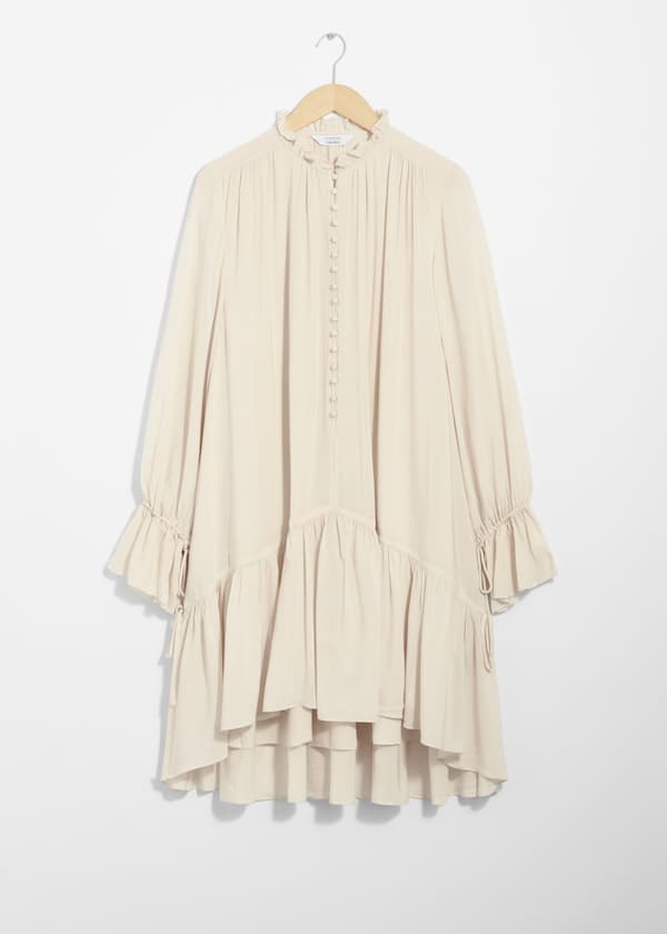 Sheer Oversized Midi Dress