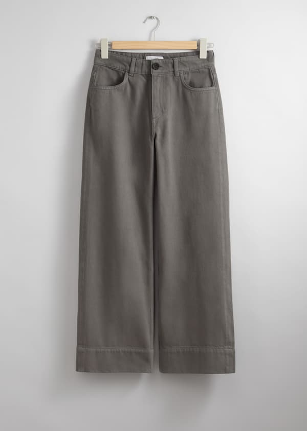 Straight Cropped Jeans