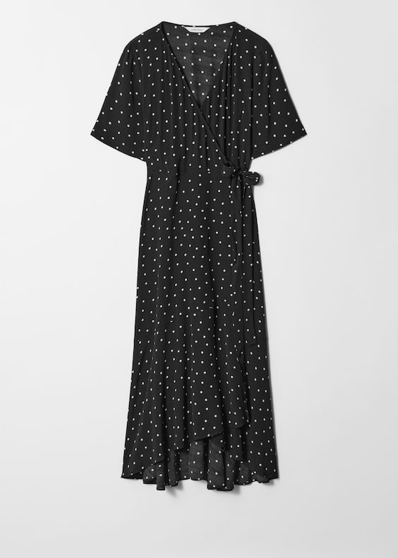Wrap Midi Dress