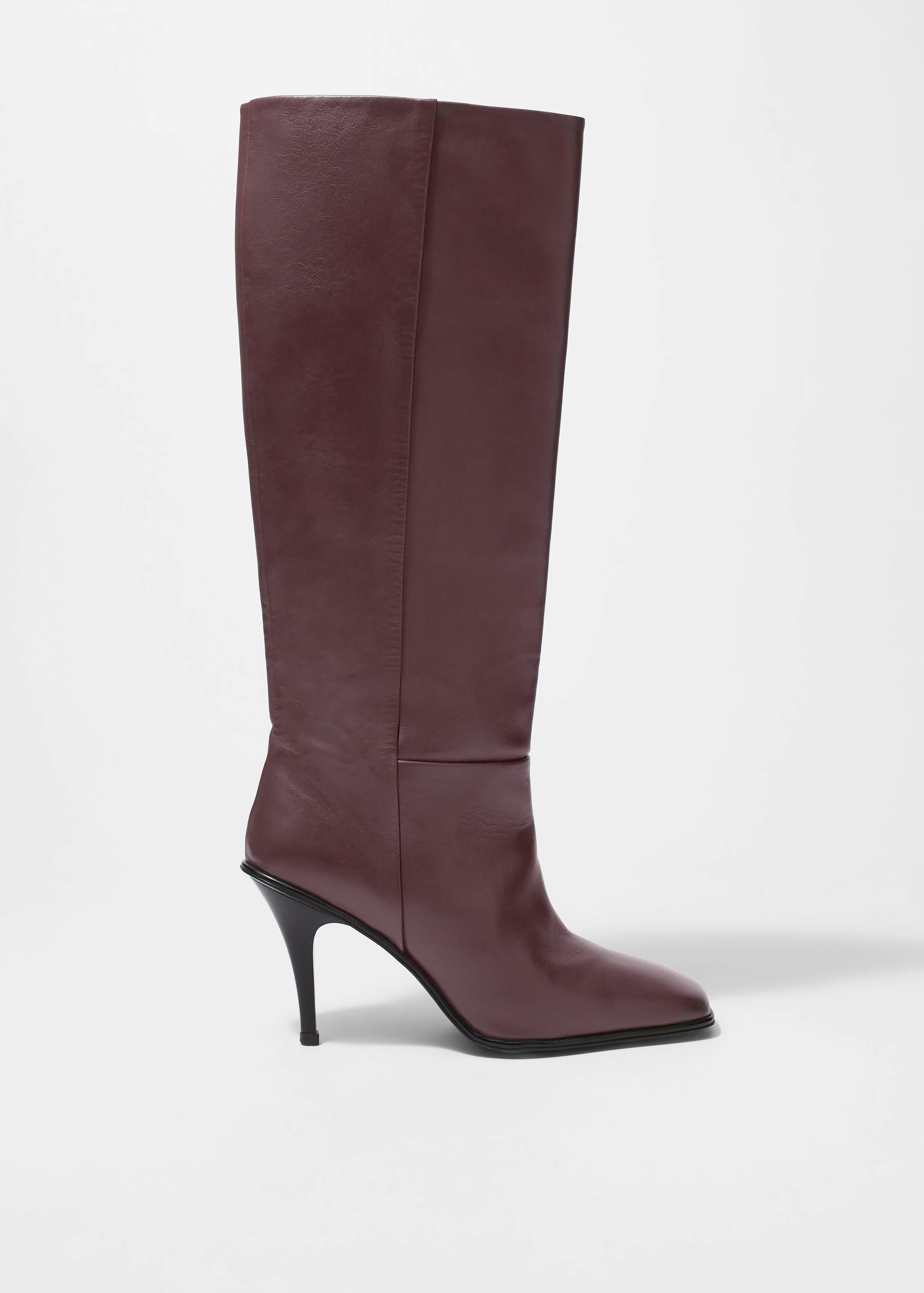 Image of Classic Leather Knee Boots