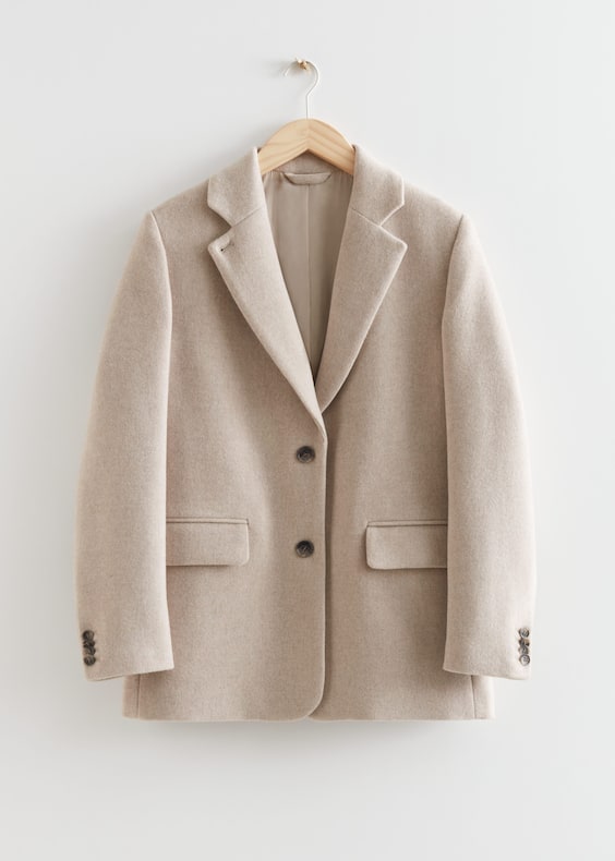 Oversized Wool Blazer