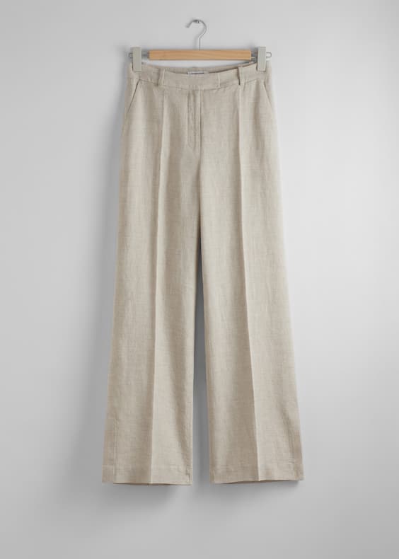Tailored Linen Trousers