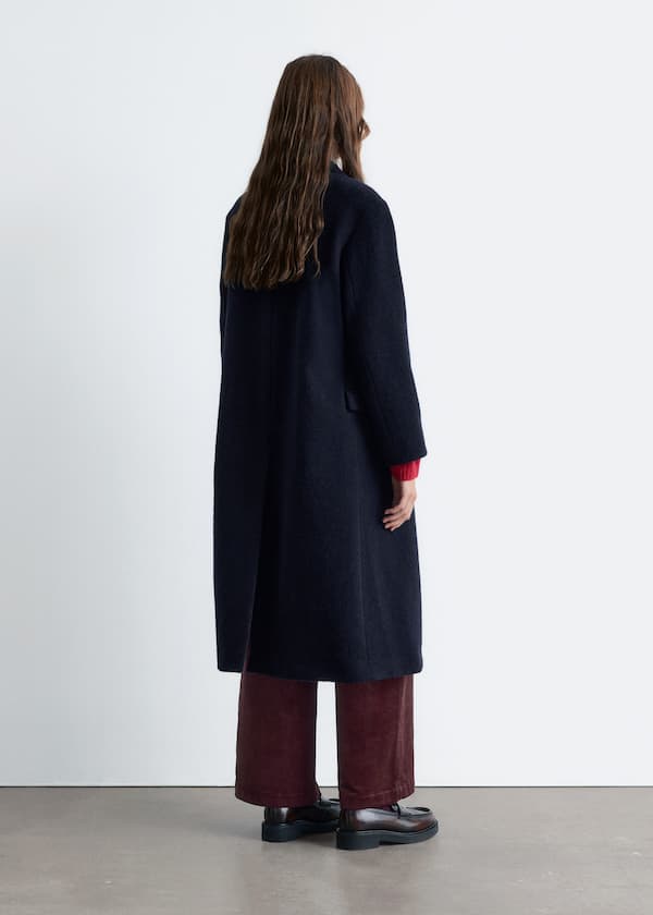 Double-Breasted Wool Coat