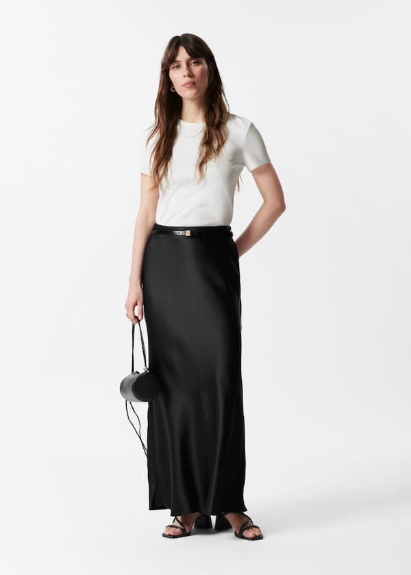 Satin Maxi Skirt