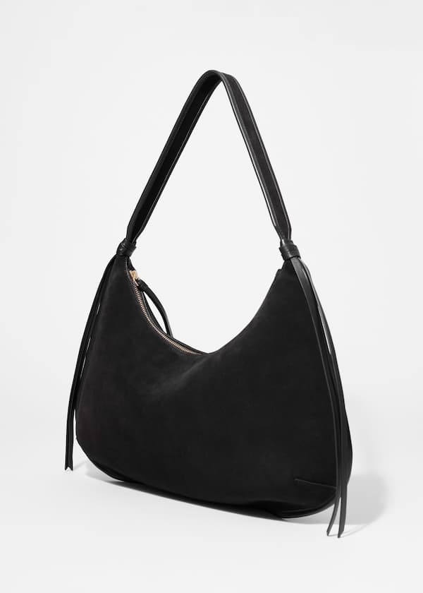 Fringed Suede Shoulder Bag