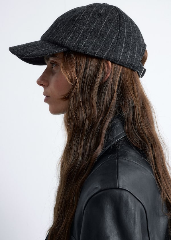 Wool-Blend Felt Baseball Cap