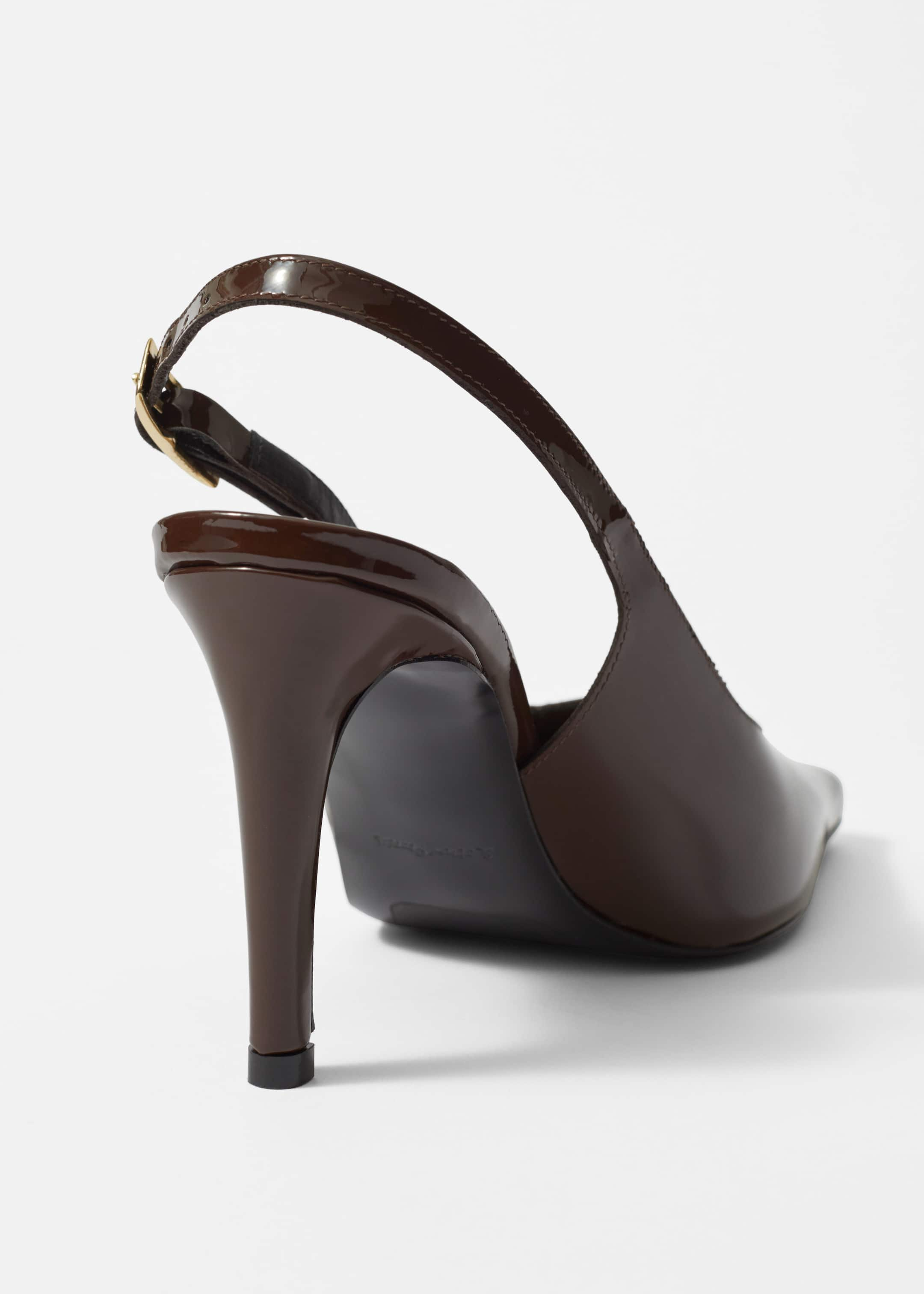 Patent Leather Slingback Pumps - {{variantName}} - Descriptive Detail