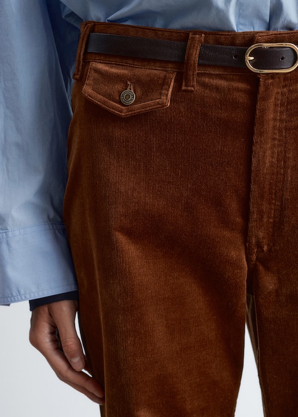 Flared Corduroy Trousers