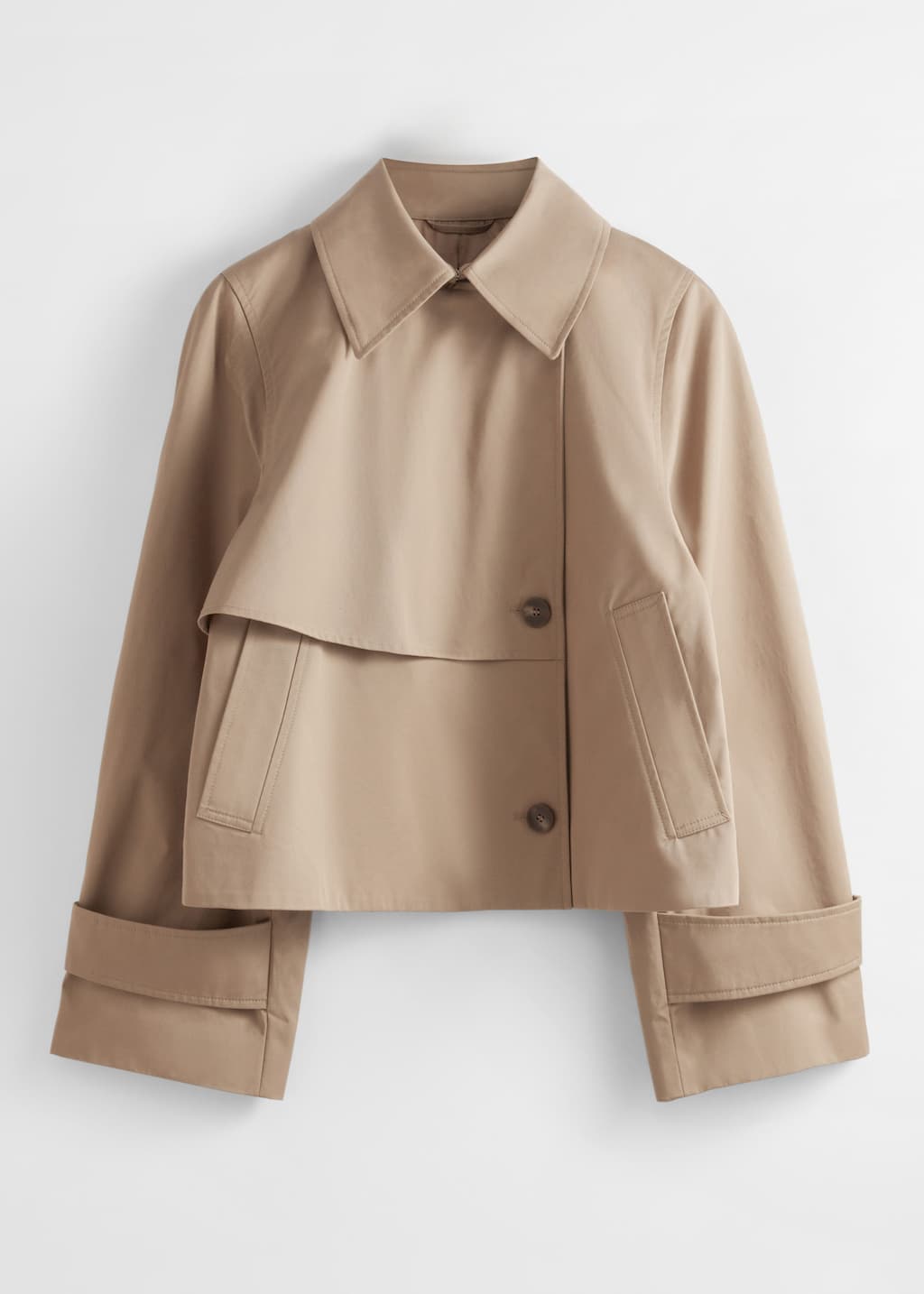 oversized short trench coat（トレンチコート） | CODE A