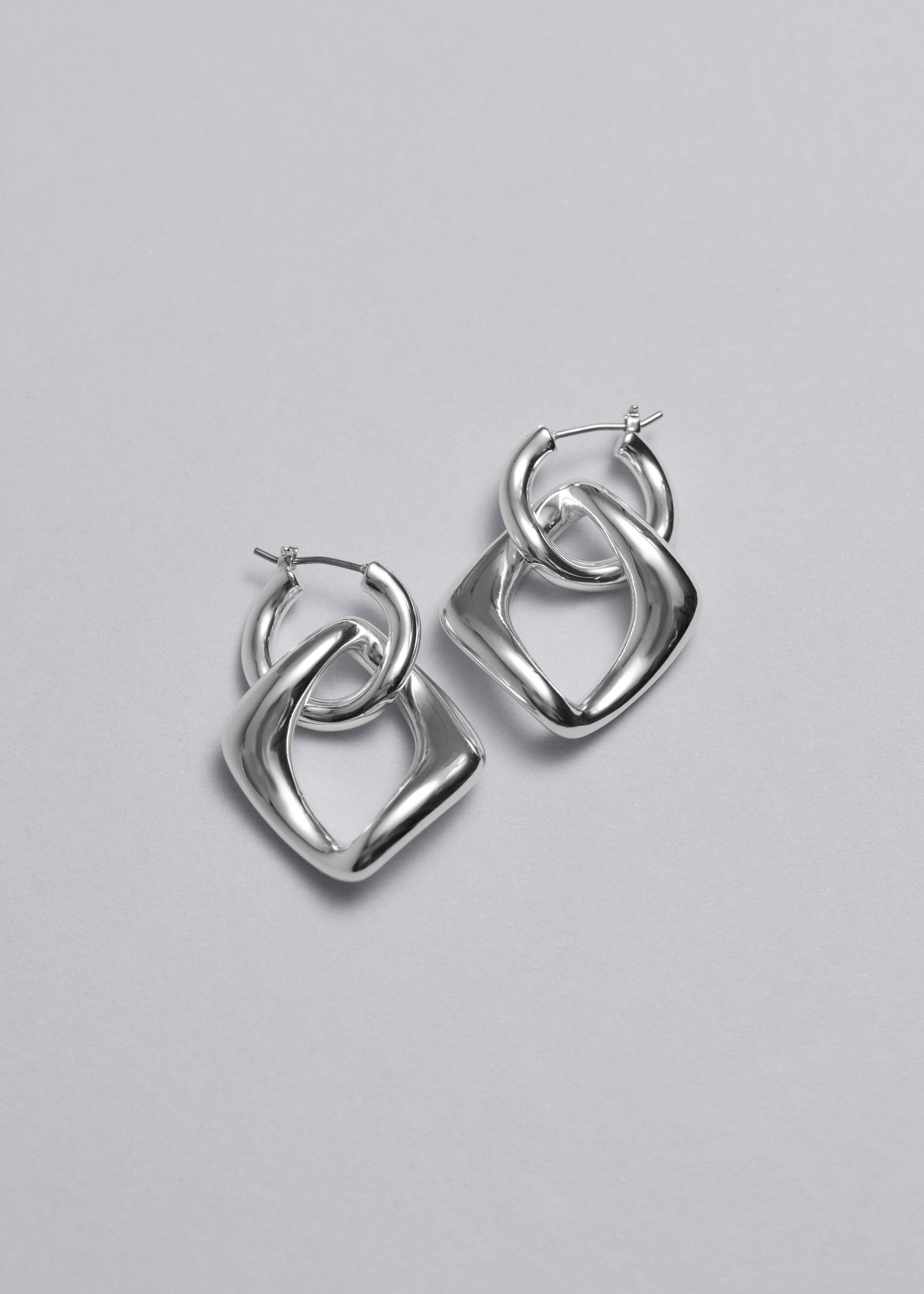 Chunky Double Hoop Earrings