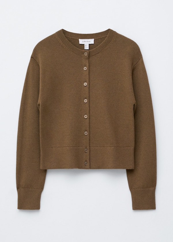 Wool-Blend Cardigan