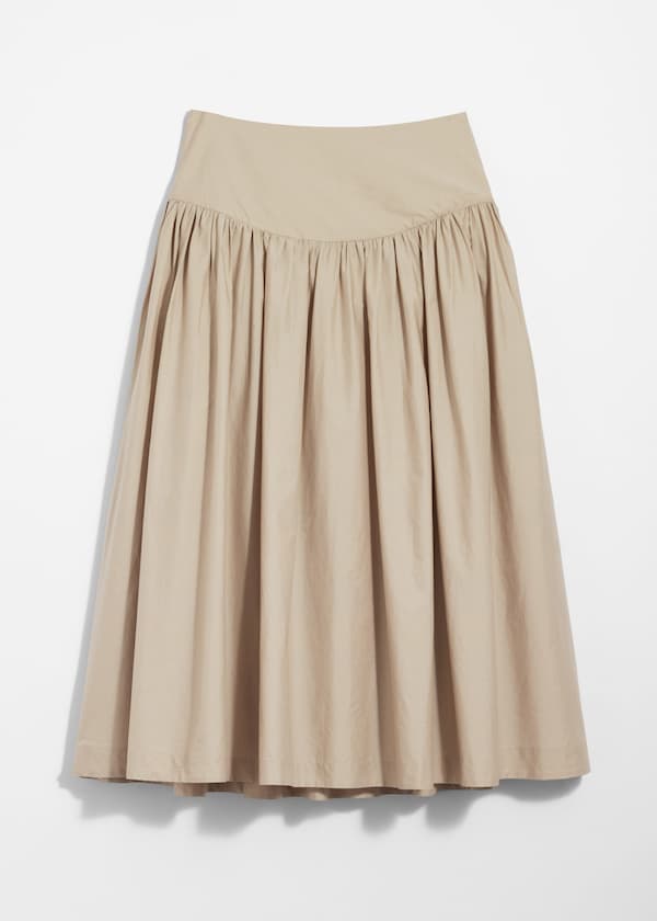 A-Line Midi Skirt