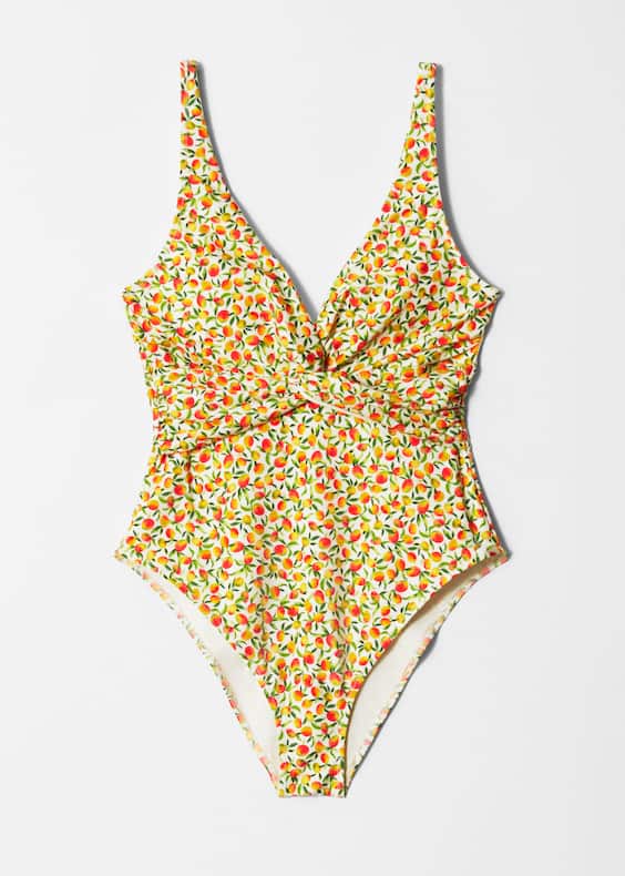 Twist-Detail Swimsuit