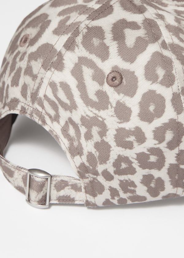 Leopard-Print Baseball Cap