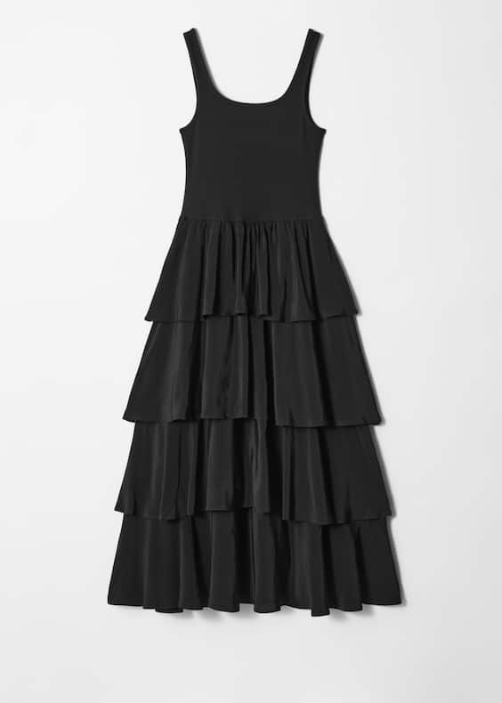 Ruffle Midi Dress