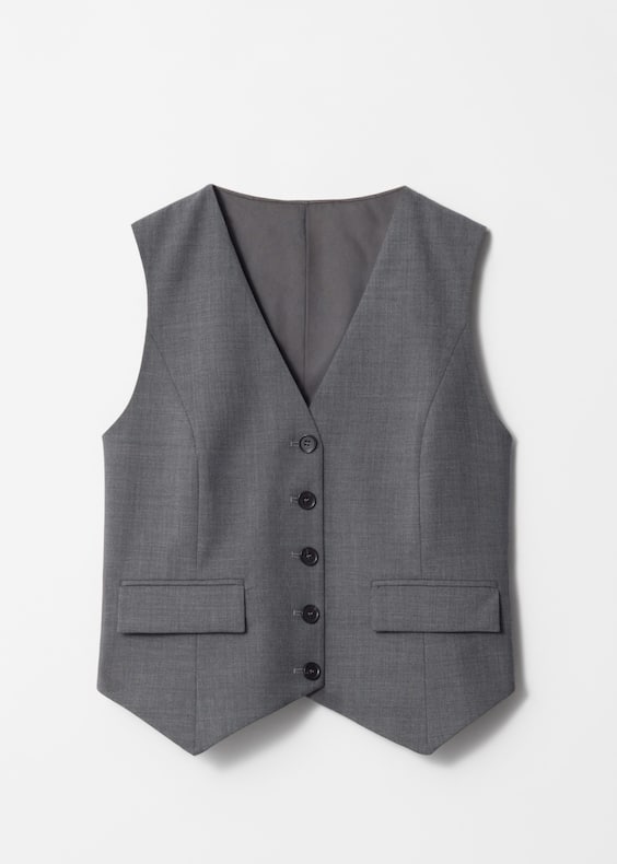 Tailored Wool Waistcoat