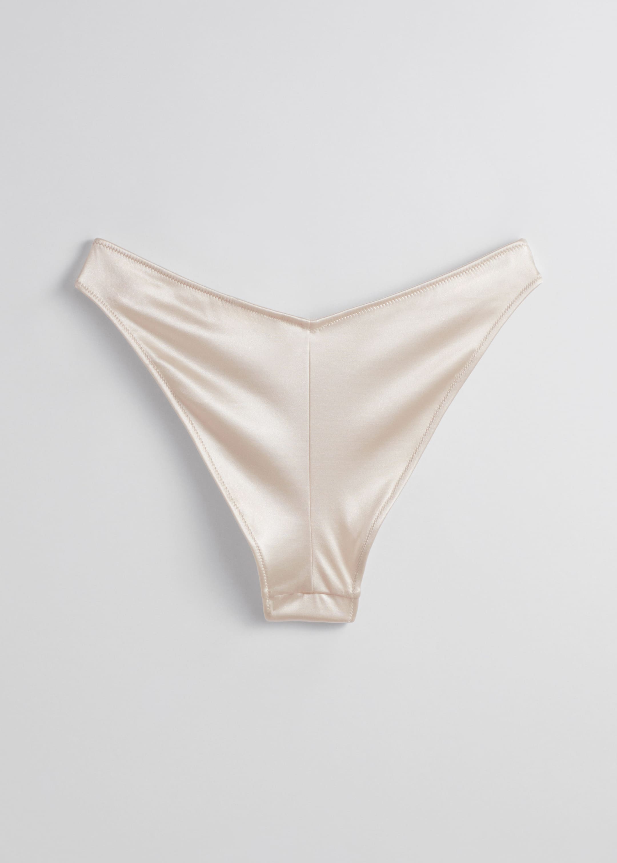 High-Cut Bikini Briefs - Seashell - Still Life