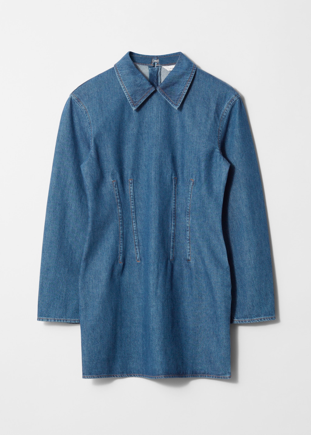 andmary アンドマリー Bonnie denim mini dress