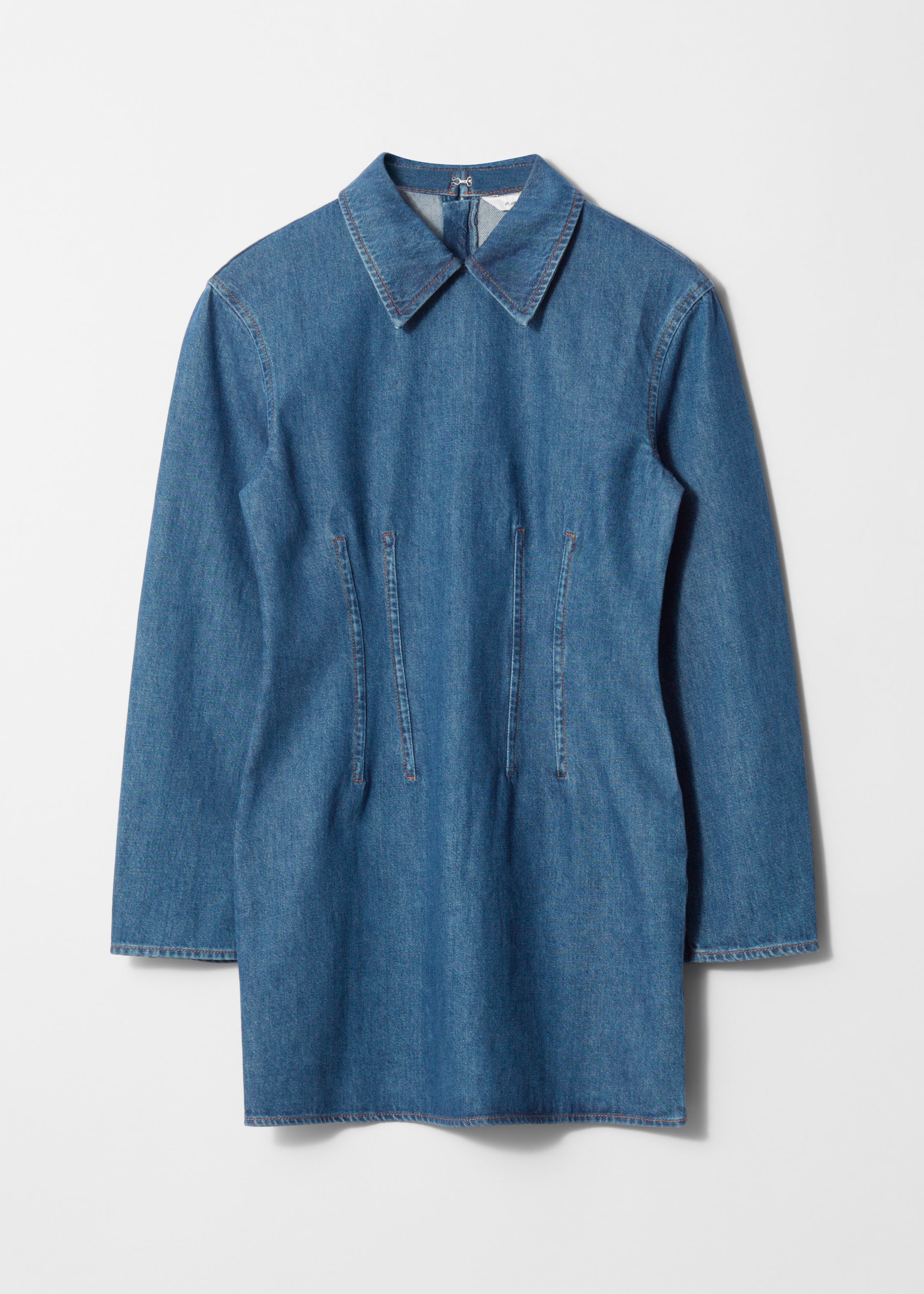 Robe courte en denim - Bleu - Still Life