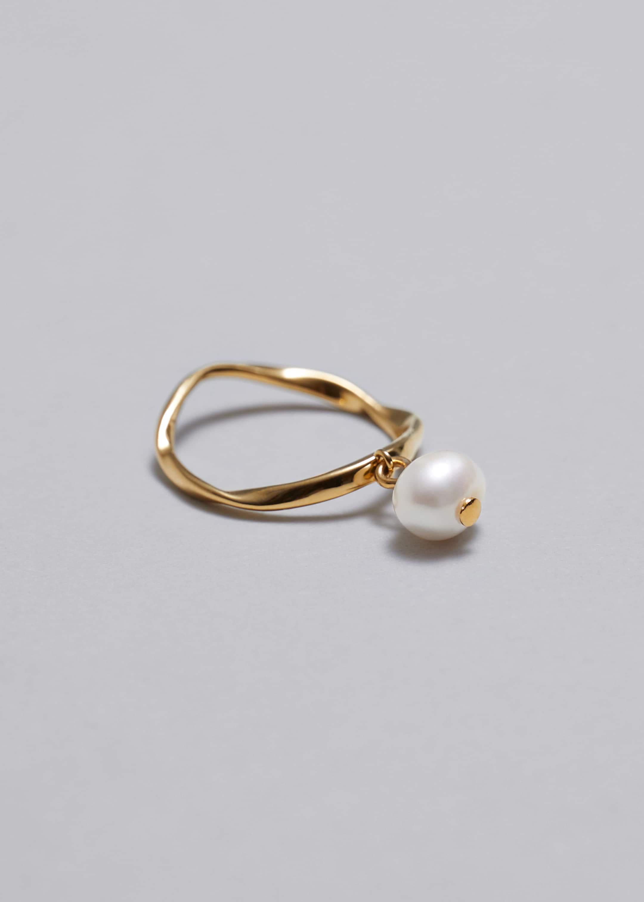 Image of Dangle Pearl Ring