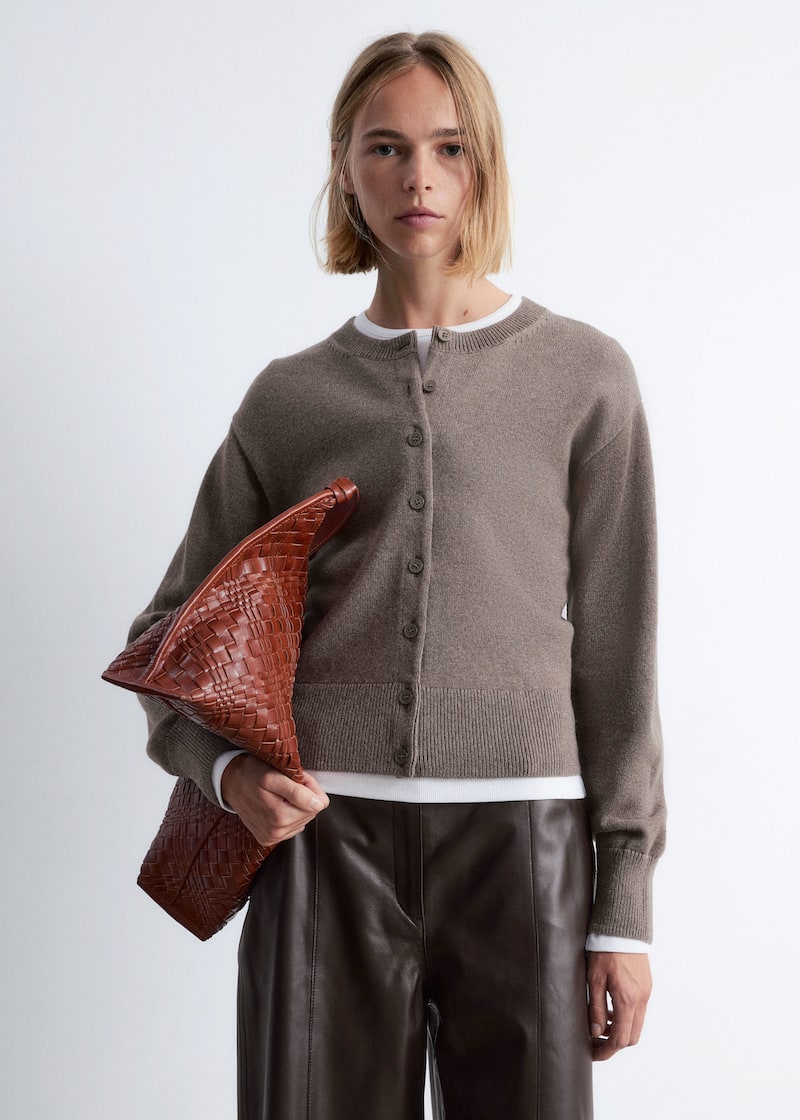Wool-Blend Cardigan