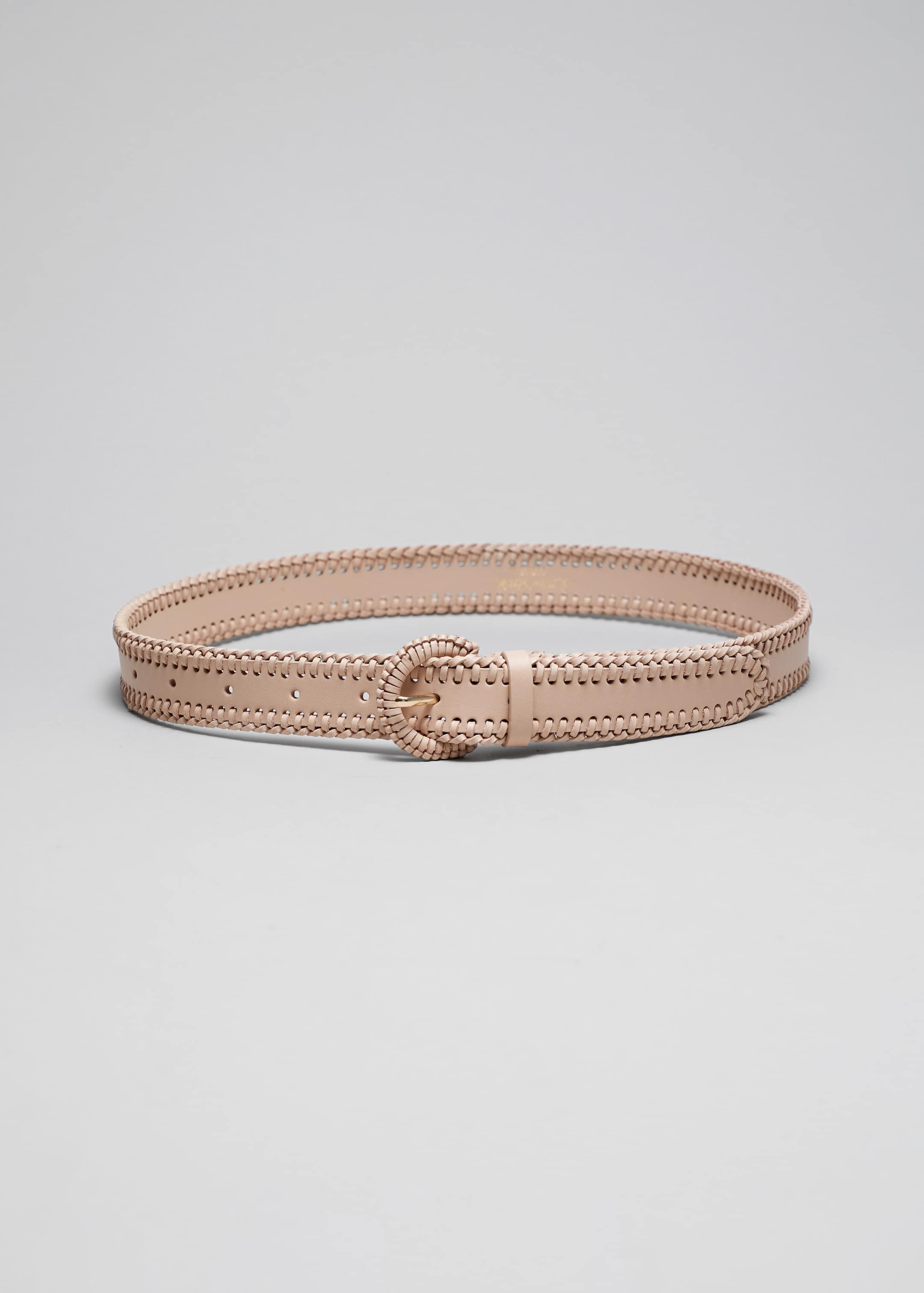 Image of Ceinture en cuir tressé