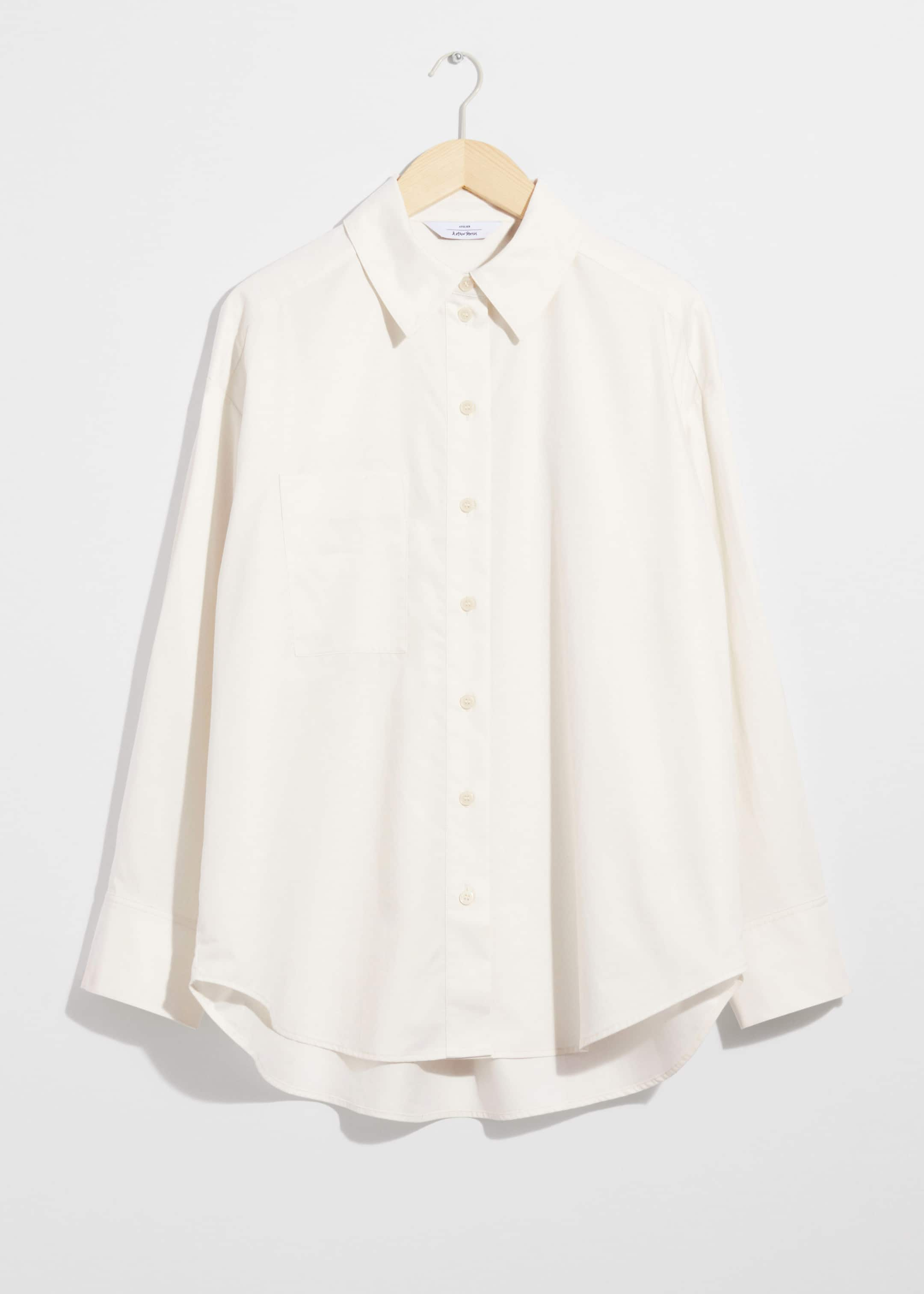 Oversized Shirt - White - Still Life