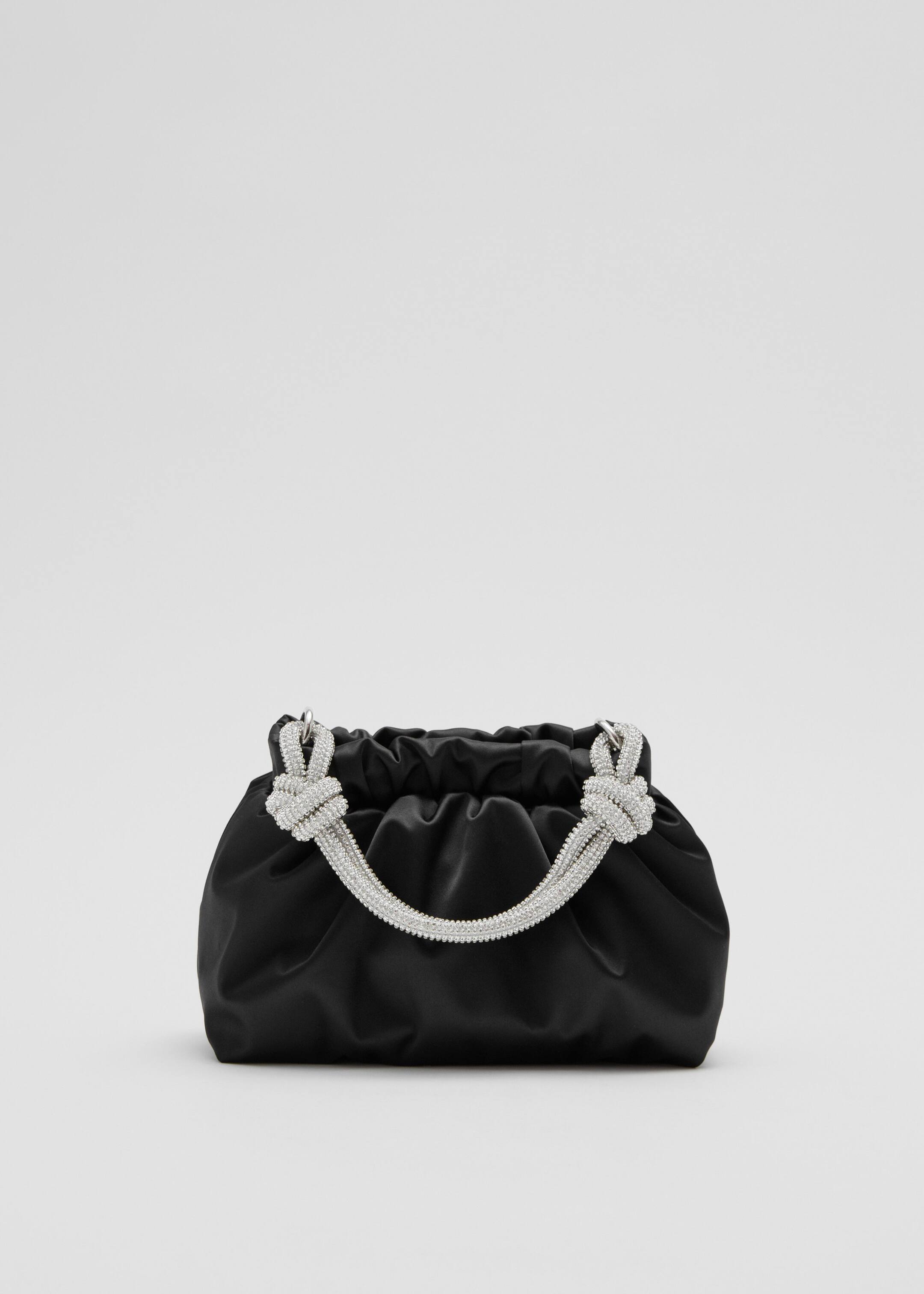 Satin Pouch Bag - Black - Still Life