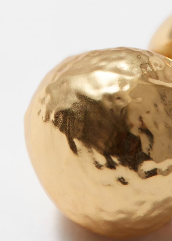 Hammered Dome Earrings