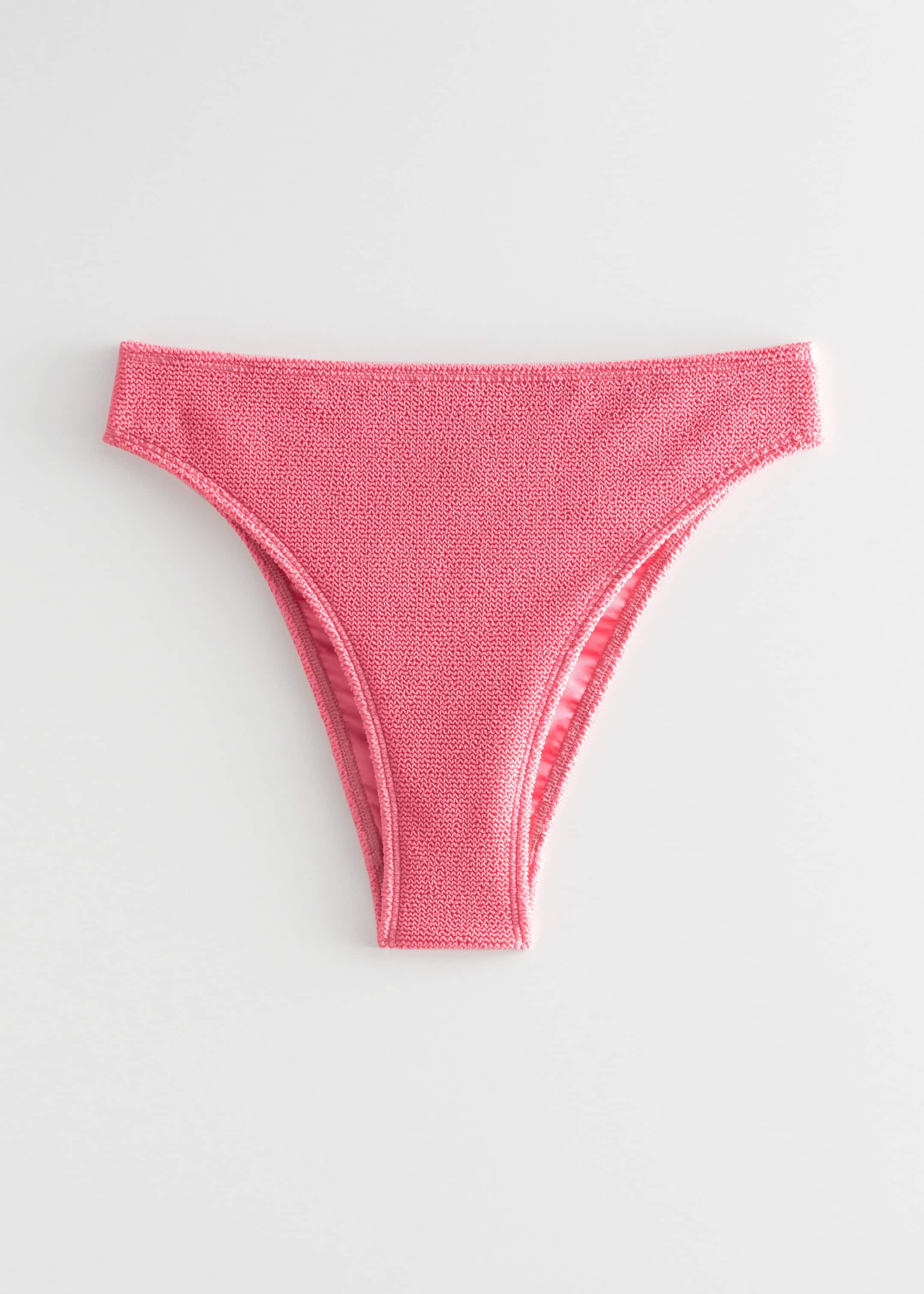 Bas de bikini tanga texturé - Rose - Still Life