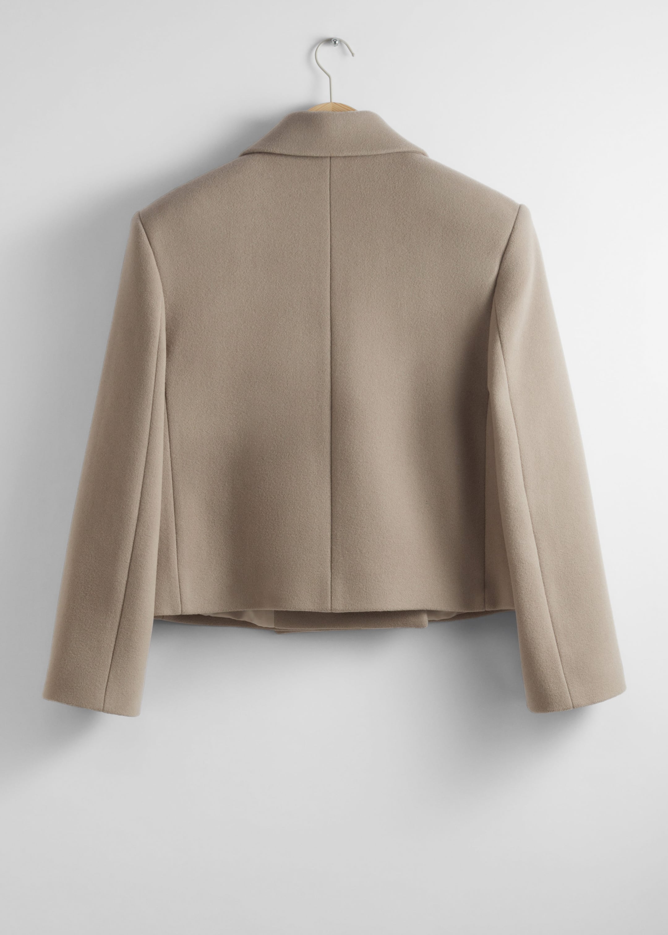 Blazer court en laine - Beige - Still Life