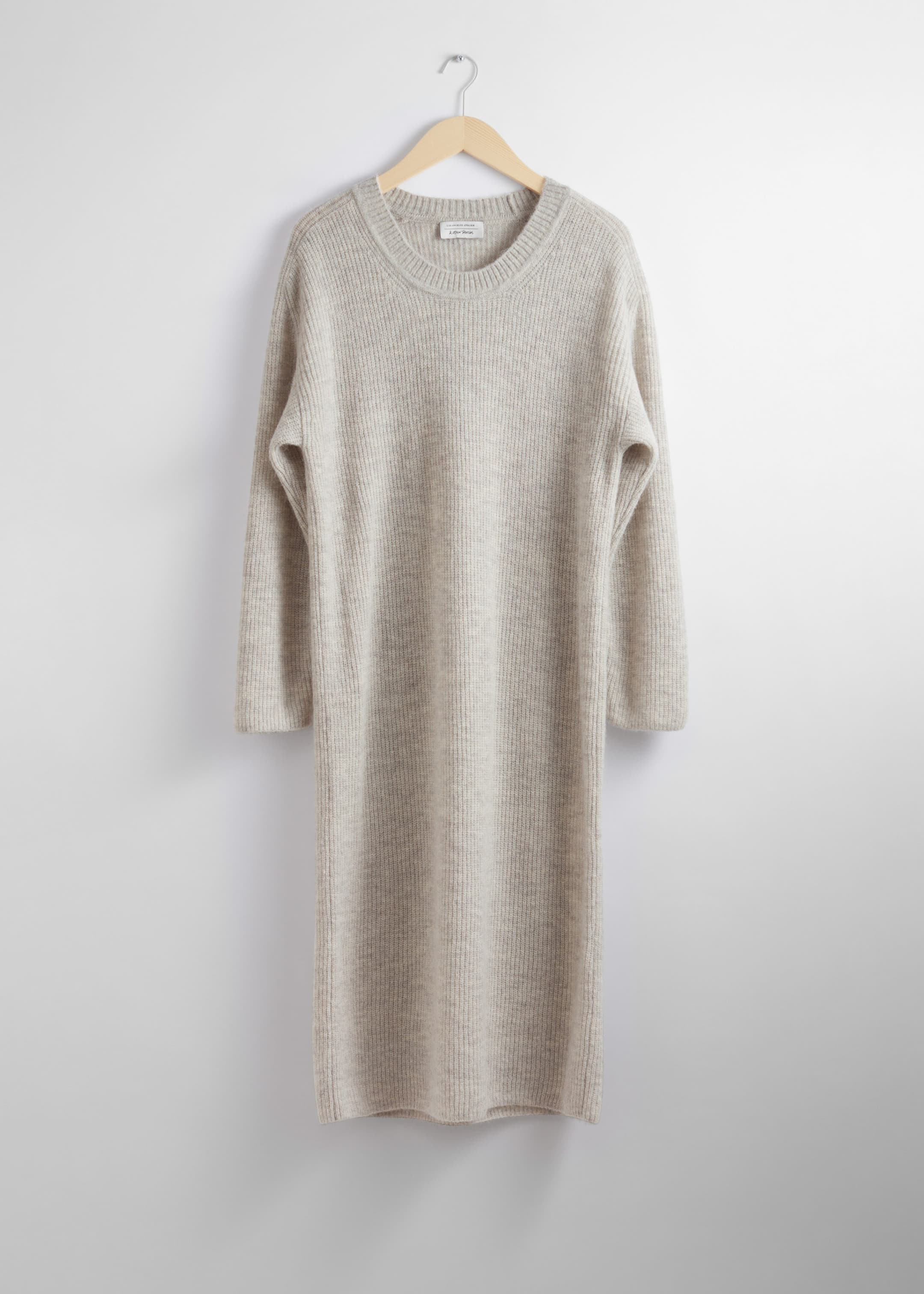 Image of Oversized Knit Midi Dress