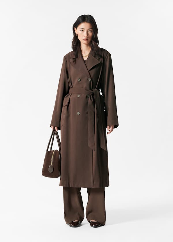 Double-Breasted Trench Coat