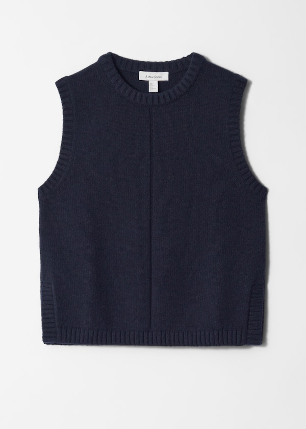 Knitted Sweater Vest