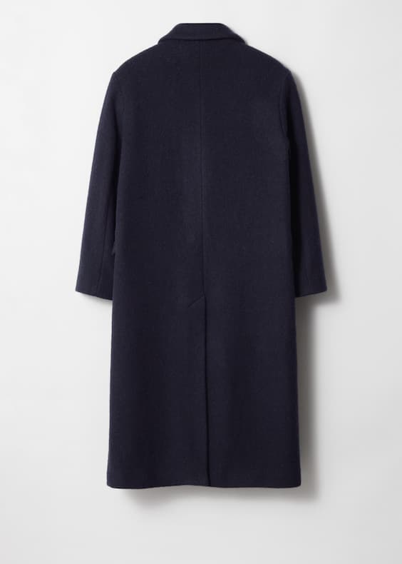 Double-Breasted Wool Coat